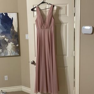 Peach gown